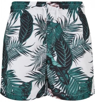 Swim shorts with palm leaves - children