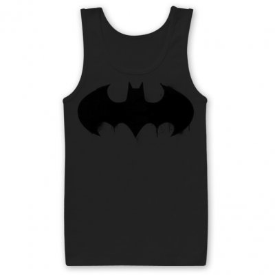 Batman svart logotype linne