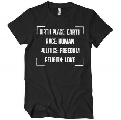 Birthplace - Earth T-Shirt 1