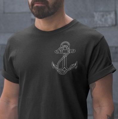 Black Anchor T-shirt 2