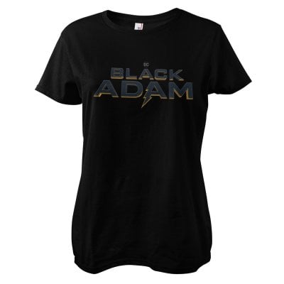 Black Adam Dark Logo Girly Tee 1