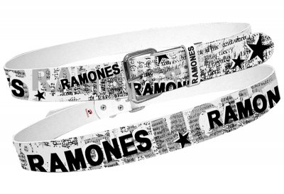 Ramones vit fullprints bälte 0