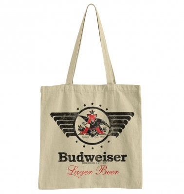 Budweiser Vintage Eagle Tote Bag 1