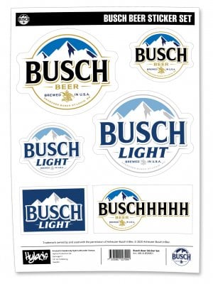 Busch Beer Sticker Set 1