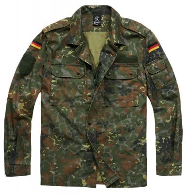 BW thin field jacket spotted camo 1