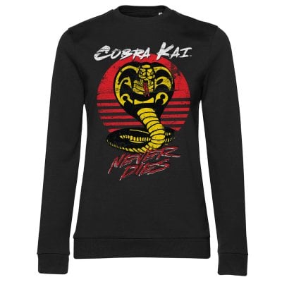 Cobra Kai Never Dies Girly Sweatshirt 1