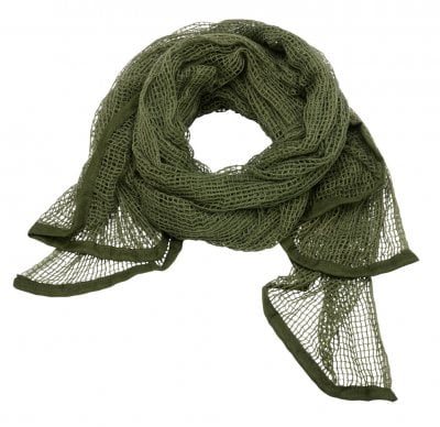 Commando net shawl scrim olive 1