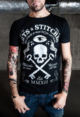When it hurts so much svart t-shirt - Cuts and Stitches 0