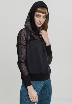 Women's Hoody with mesh details hoodie
