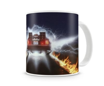 Delorean Fire Tracks coffee mug 1