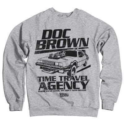 Doc Brown Time Travel Agency Sweatshirt 1