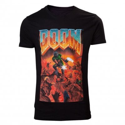 DOOM - Classic Boxart T-shirt 1