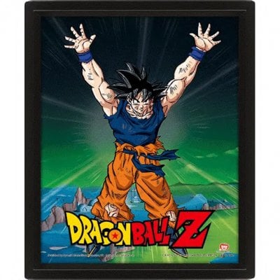 Dragon Ball Z - Power Levels Increased - 3D poster with frame