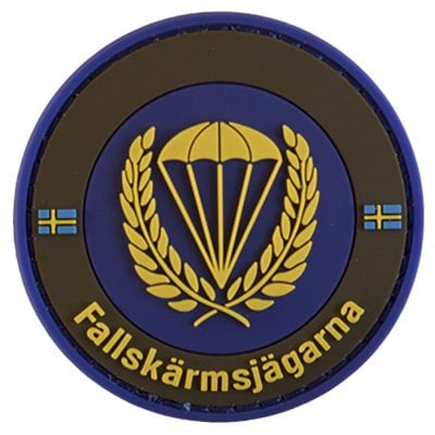Swedish Paratroopers 3D PVC patch 1