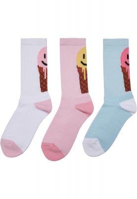 Fancy Icecream Socks 3-Pack 1