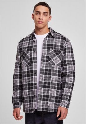 Lined checked shirt for men 1
