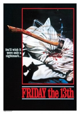 Friday The 13th Vintage Poster 61x91 cm 1