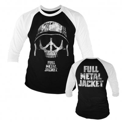 Full Metal Jacket - Skull Baseball 3/4 Sleeve Tee 1