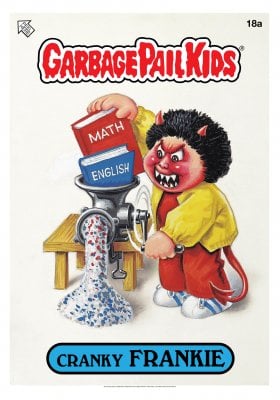 Garbage Pail Kids - Cranky Frankie Poster 50x70 cm 1