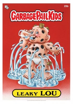 Garbarge Pail Kids - Leaky Lou Poster 50x70 cm 1