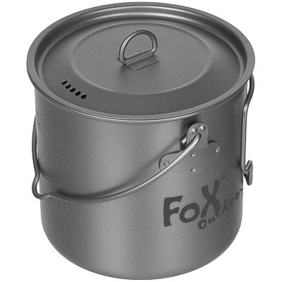 Pot with titanium lid - approx. 1.1 litres 1