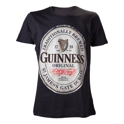 Guinness t-shirt med orginal logga