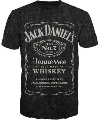 Jack Daniels Acid Washed T-shirt