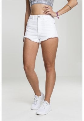 Jeans shorts with high waist 4