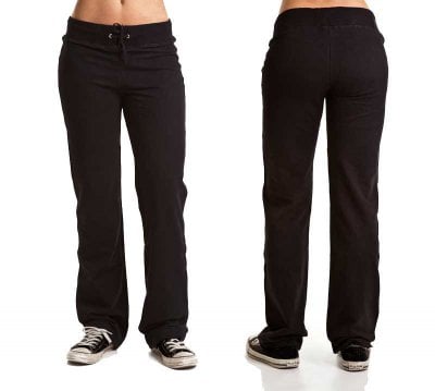 Black jogging pants for girls 0