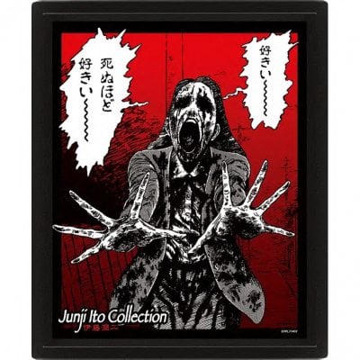 Junji Ito - Dead Girl - 3D poster with frame