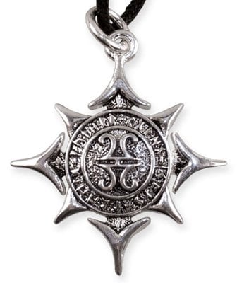 Star of the Aesir necklace 925 silver