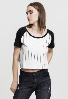 Short baseball t-shirt lady