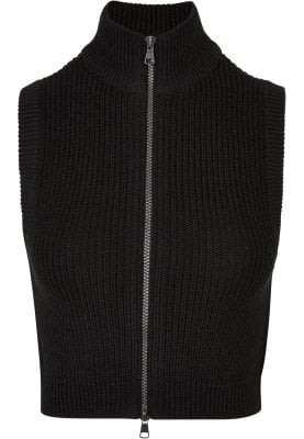 Ladies Short Knit Vest 1