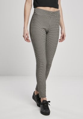 Leggings with small squares and a high waist 9