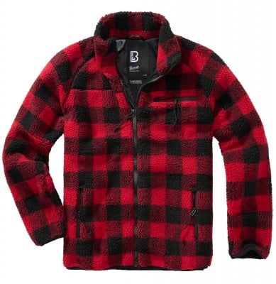 Lumberjack teddy jacket red/black - men 1