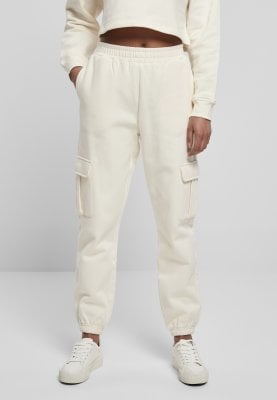 Soft trousers with high waist and leg pocket lady 1