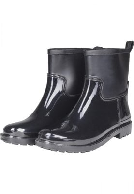 Short Rain Boots Black 1