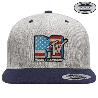 MTV American Flag Premium Snapback Cap 1