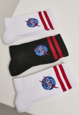 NASA logo retro socks 3-Pack