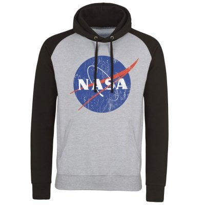 NASA washed logo baseball hoodie 1