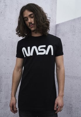 NASA t-shirt sir white text