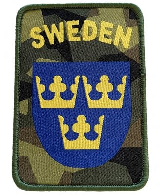 Royal Crowns Sweden fabric patch M90 0