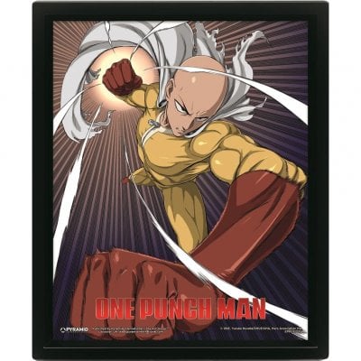 One-Punch Man - 3D poster with frame 0