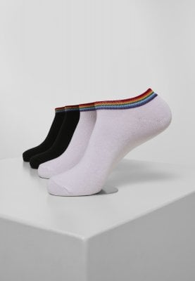 Rainbow Socks No Show 4-Pack 1