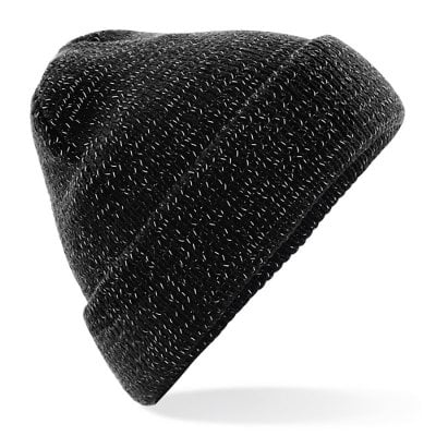 Reflective knitted hat
