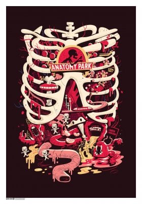 Rick & Morty - Anatomy Park Poster 61x91 cm 1