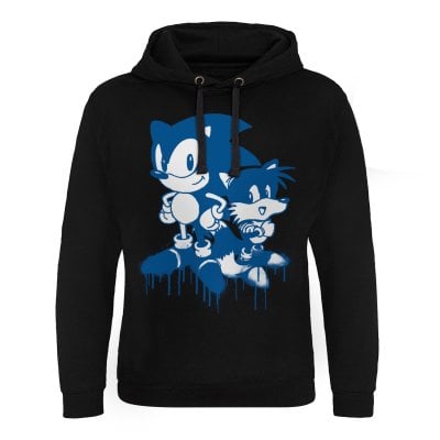 Sonic and Tails Sprayed Epic Hoodie 1