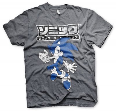Sonic The Hedgehog Japanese Logo T-Shirt 1