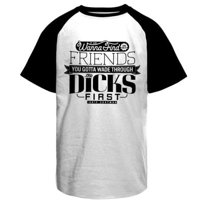 South Park - Wade Through The Dicks Baseball T-Shirt 1