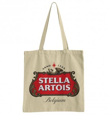 Stella Artois Belgium Logo Tote Bag 1